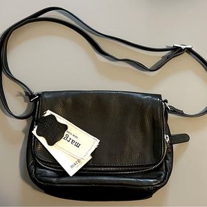 Margot Preston Black Leather Purse New with Tags